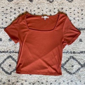 Burnt Orange Crop Top